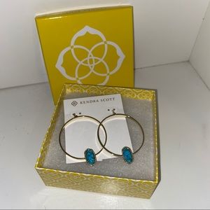 Kendra Scott Elora Earrings - Bronze Turquoise